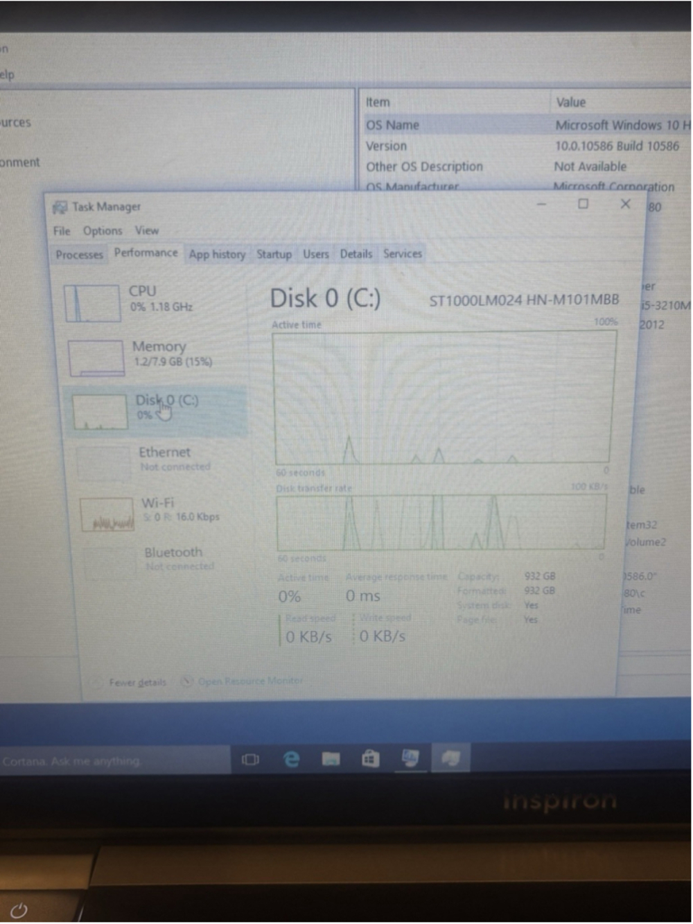 Dell Inspiron 5720 17.3" Laptop Intel i5 8GB RAM 1TB SSD Windows 10 w/ Charger - Picture 5 of 6